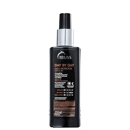 TRUSS Day by Day Leave In Conditioner Spray - Lightweight Detangling Spray & Heat Protectant for Hair - Restores Elasticity, Softness & Shine Beauty & Personal Care TRUSS
