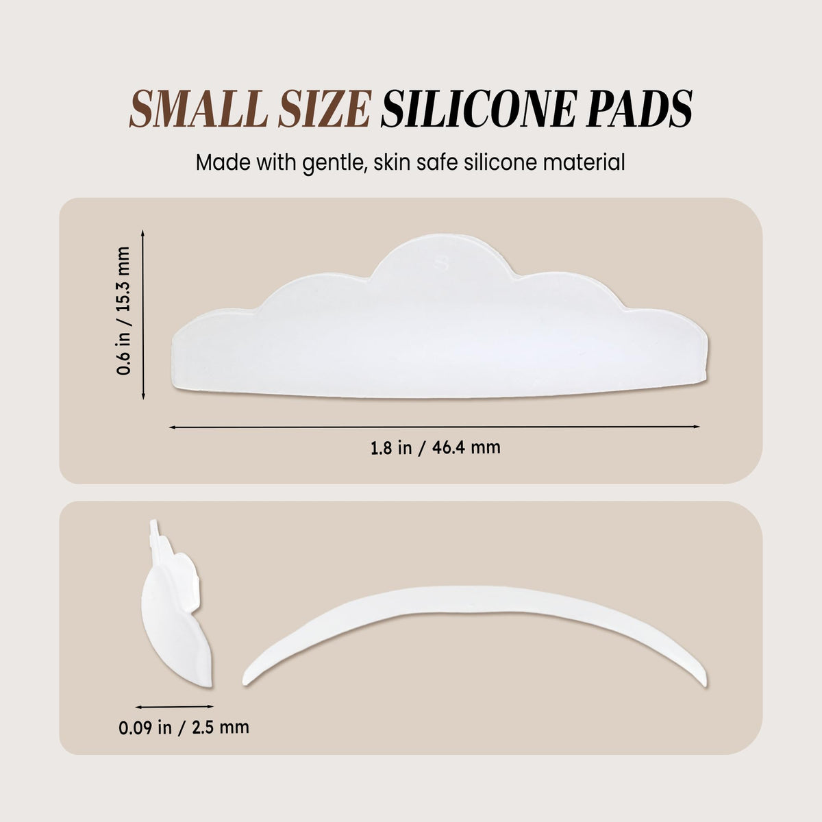 Dolly's Lash Silicon Pad (Size: SMALL) (10pcs in a Box)