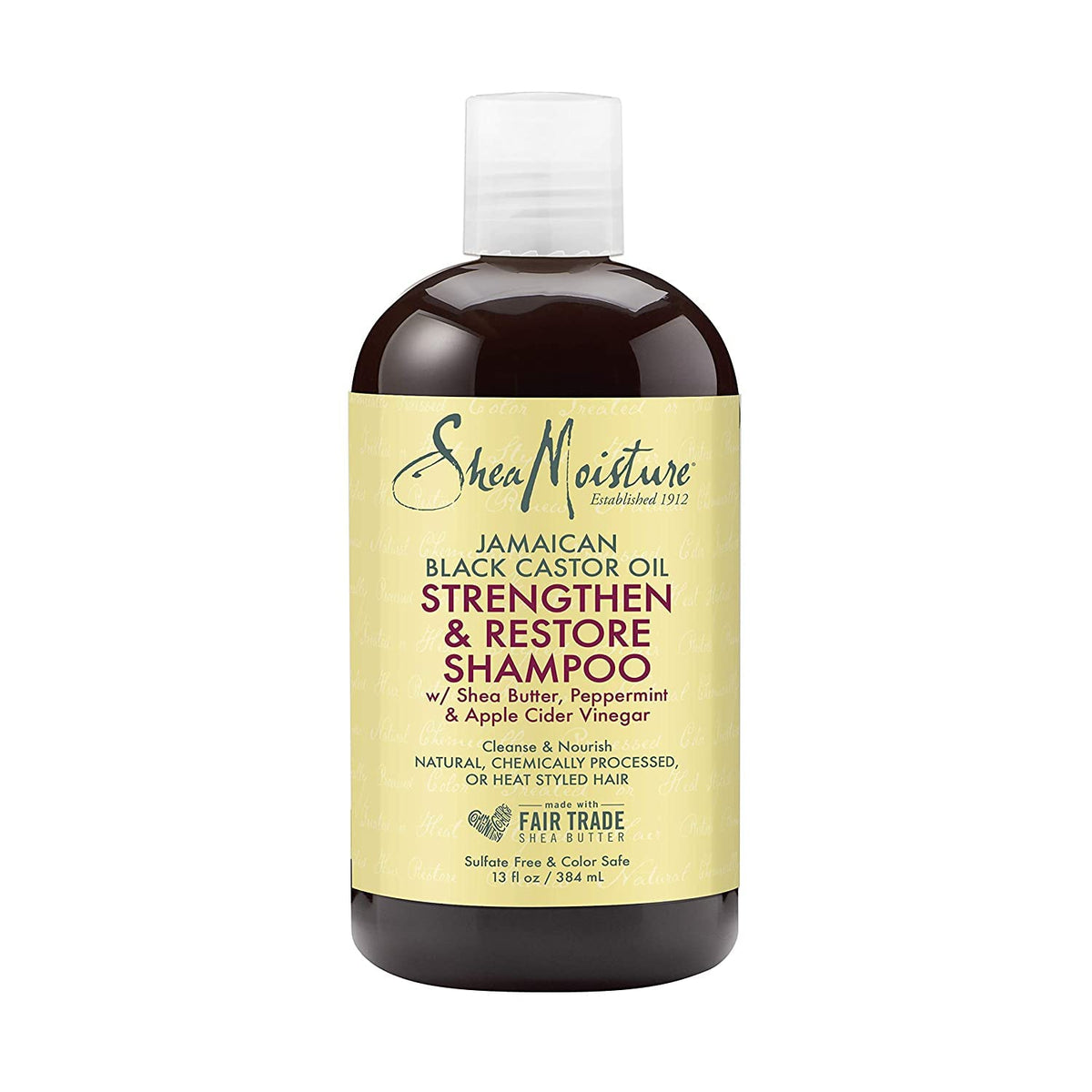 Shea Moisture Jamaican Black Castor Oil Strengthen, Grow And Restore Shampoo, 13 Ounce