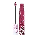 MAYBELLINE New York Super Stay Matte Ink Liquid Lipstick, Transfer Proof, Long Lasting, Limited Edition Birthday Cake Scented Shades, Party Goer, 0.17 Beauty & Personal Care MAYBELLINE