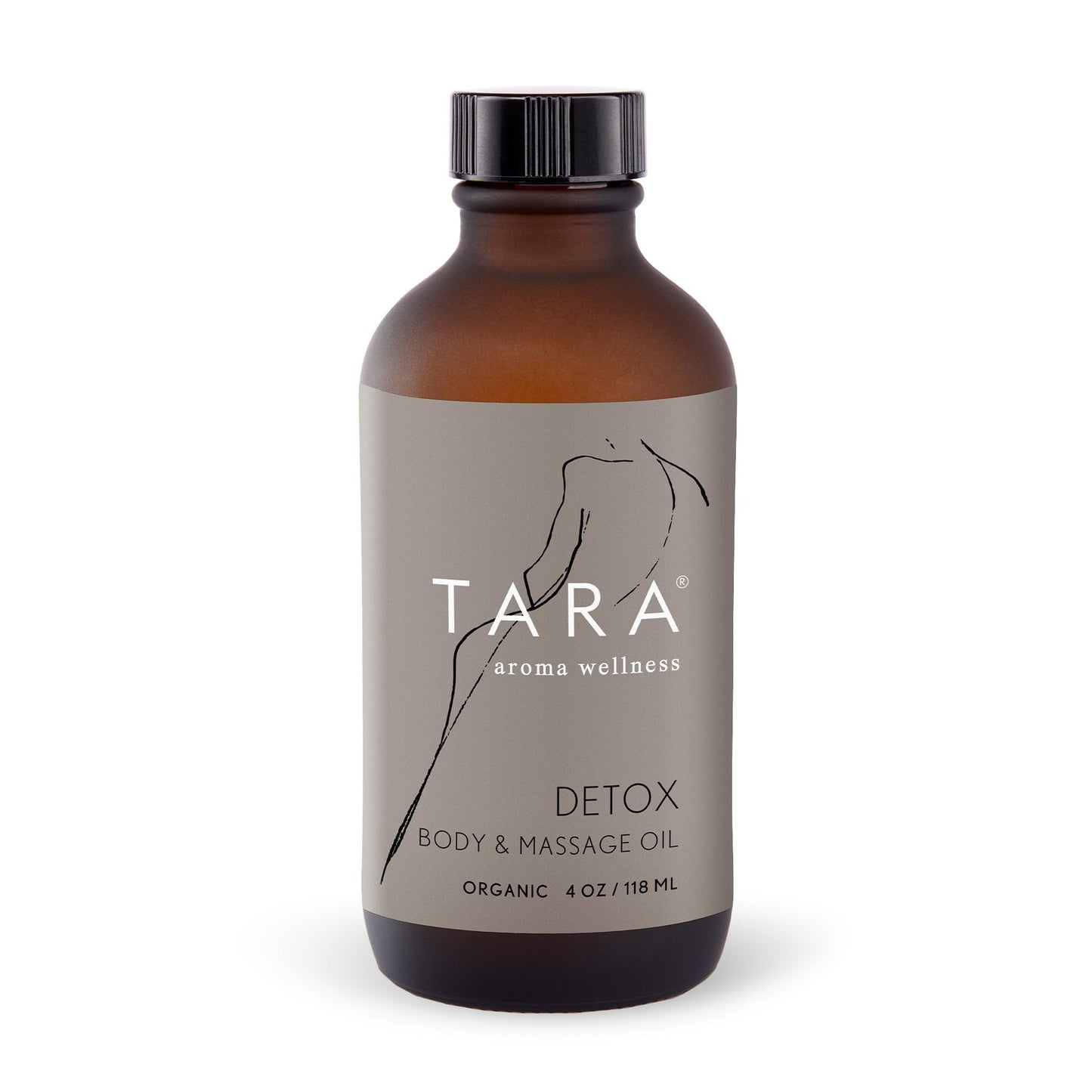 TARA Spa Therapy Detox Body & Massage Oil - Premium Organic Oil for Purification & Rejuvenation, 100% Pure Essential Oils, Juniper, Grapefruit Beauty & Personal Care TARA