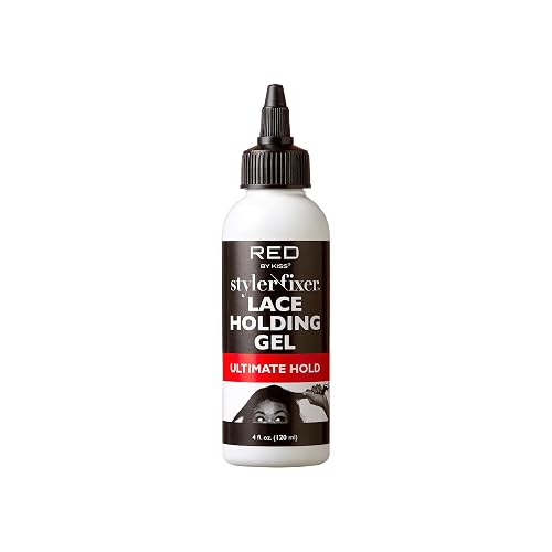 Red by Kiss Styler Fixer Lace Holding Gel, Long Lasting 72-Hr Wear, Quick-Dry Formula for Seamless Lace Application, Scalp Protection & Conditioning Beauty & Personal Care Red by Kiss