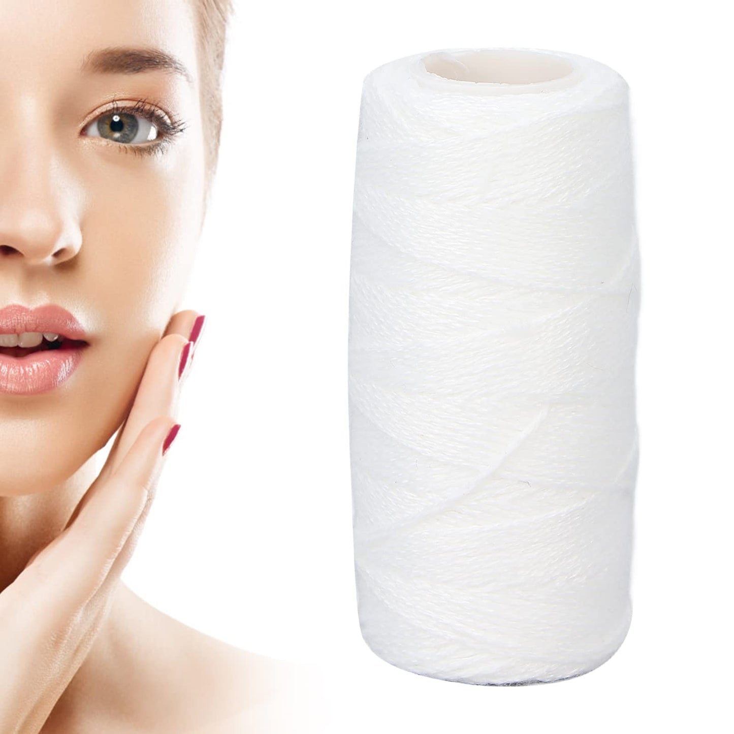 Facial Hair Removal Device Thread, Electric Facial Hair Remover Wire Hair Shaver Beauty Epilator Cotton Strength Threading Thread for Arms for Lower Beauty and Personal Care Shanrya