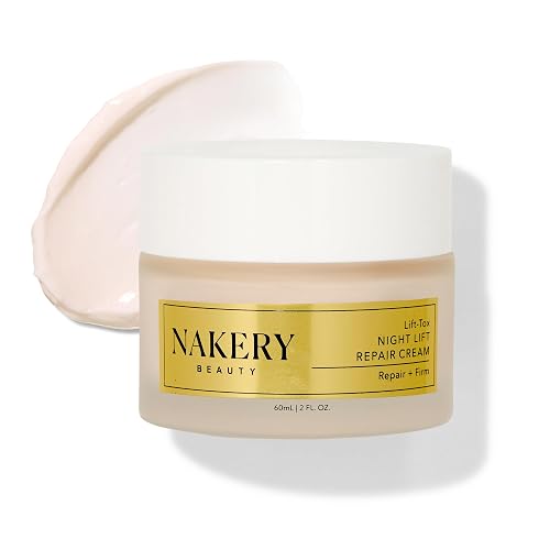 Nakery Lift-Tox Night Cream for Women - Overnight Anti Wrinkle Face Cream for Firmer & Smoother Complexion - Hydrating Night Cream for Women Beauty & Personal Care Nakery