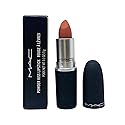 MAC Cosmetics Powder Kiss Lipstick - 314 Mull It Over (Dirty peach) .10 Oz / 3g Beauty & Personal Care MAC