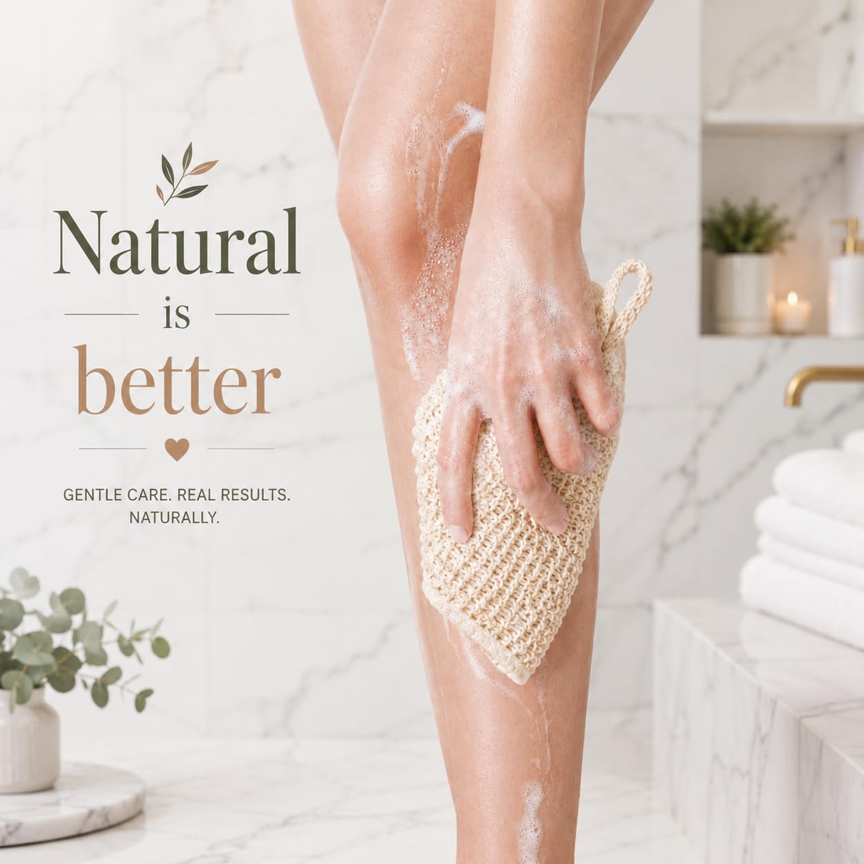 100% Natural Sisal Washcloth. Gentle Exfoliation for Smoother Skin. Durable & Reusable for Face & Body. 100% Biodegradable. Removes Dead Skin Cells Beauty and Personal Care April's Angels