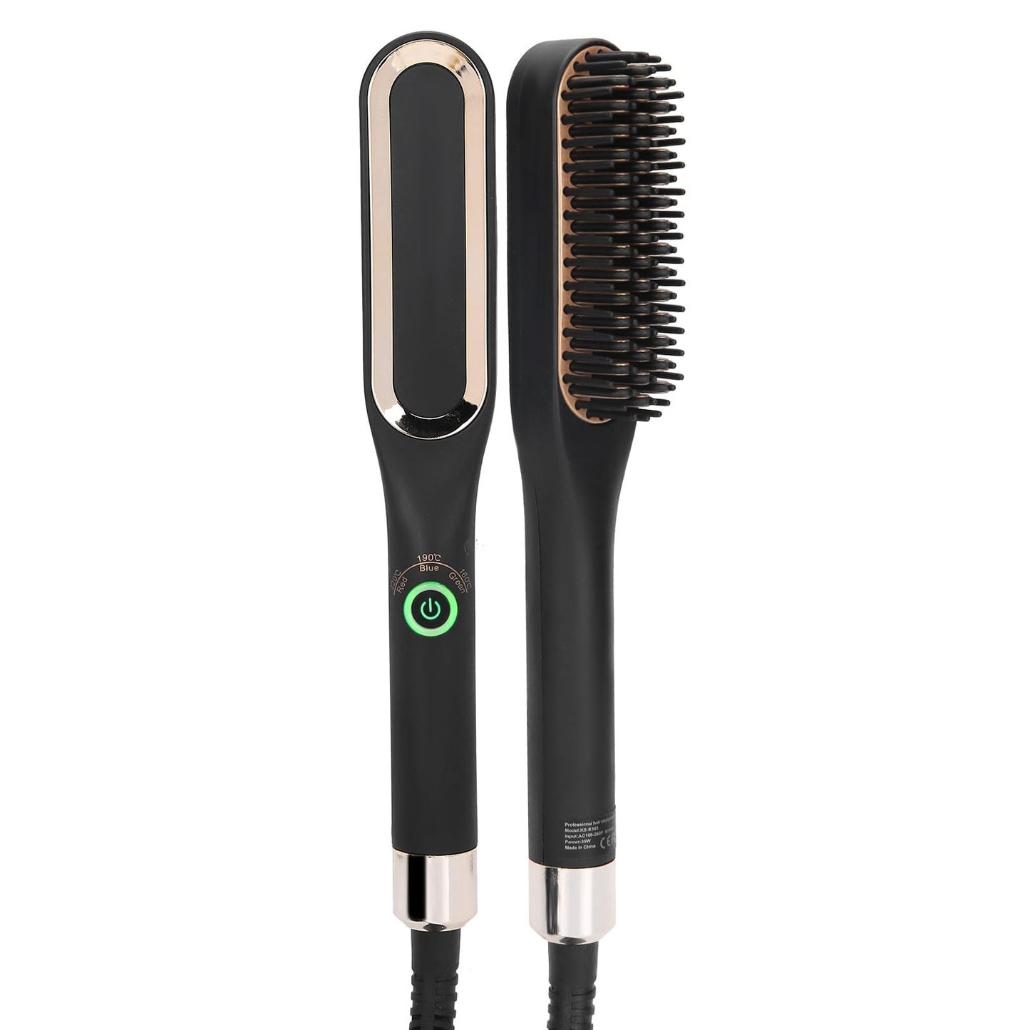 Electric Beard Straightening Comb, Multifunctional Beard Straightener Brush for Men 100?240V Grooming Gifts for Men (US Plug) Beauty and Personal Care SASKATE