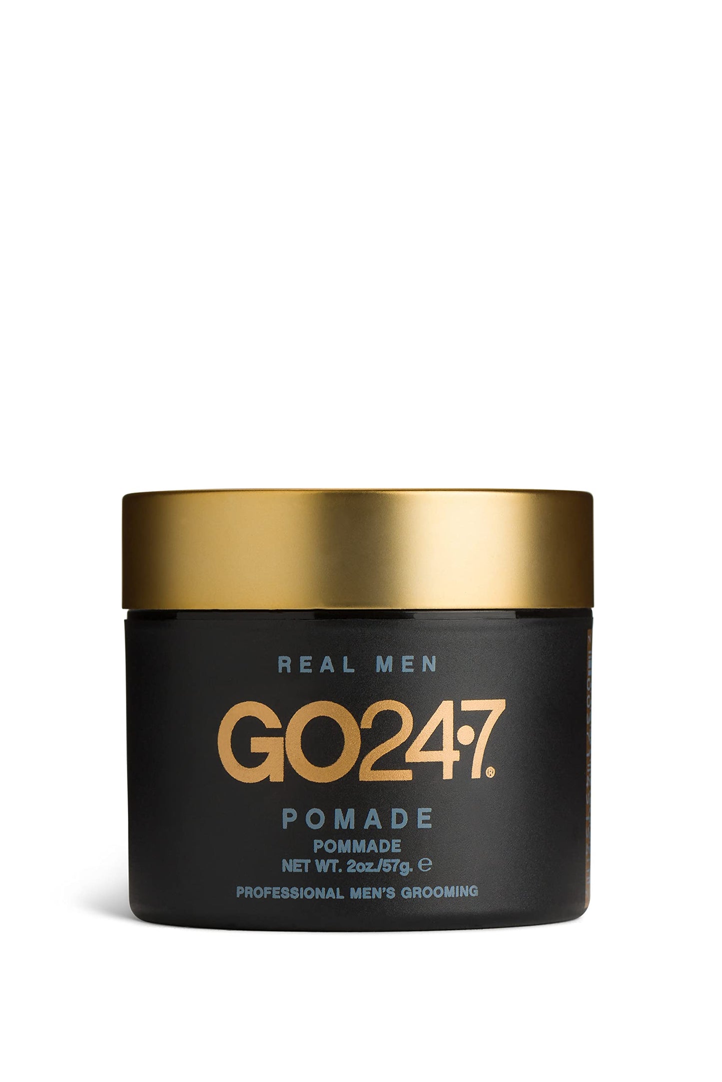 GO247 Pomade - Medium Hold, High Shine Pomade for Men - Water-Activated Formula for Easy Restyling - Controls Frizz & Flyaways - Ideal for Sleek Beauty & Personal Care GO247