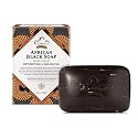 Nubian Heritage African Black Bar Soap with Oats and Aloe Vera,5 Ounce Beauty & Personal Care Nubian Heritage