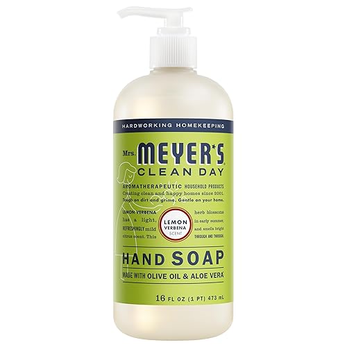 MRS. MEYER'S CLEAN DAY Hand Soap, Lemon Verbena Scent, 16 Fl Oz Bottle Beauty & Personal Care Mrs. MEYER'S