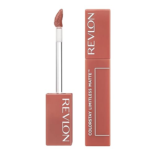 Revlon ColorStay Limitless Matte Liquid Lipstick, Vegan Formula, No-Budge, Longwear Lip Color, Long Lasting, Lightweight/Comfortable, Waterproof, 002 Beauty & Personal Care REVLON