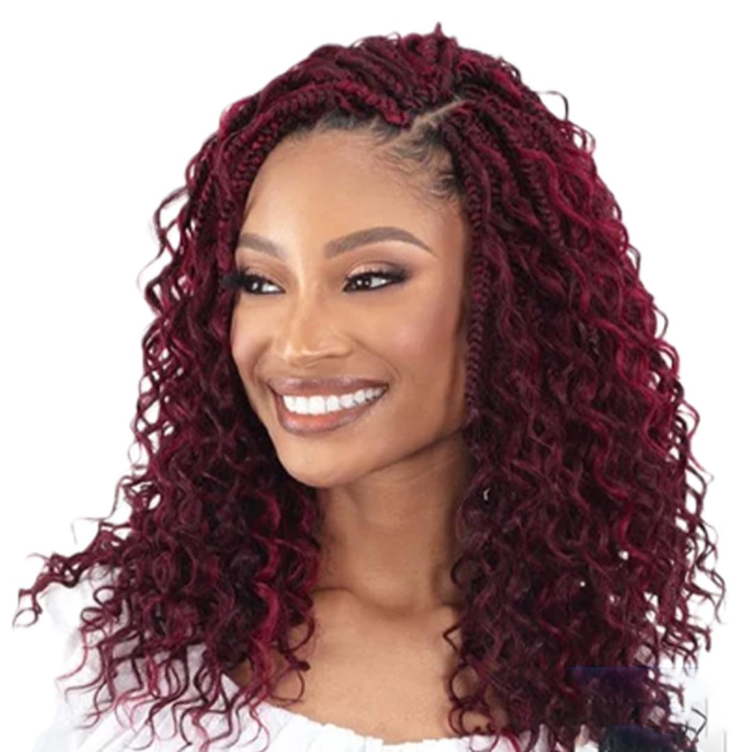 Shake-N-Go 3x Deep Curl Boho Braids 12" (Color: 4)