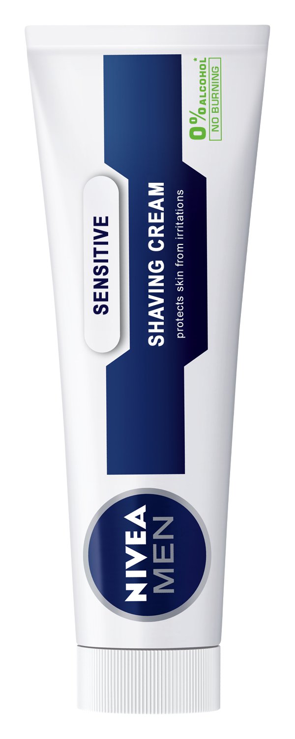 NIVEA MEN Sensitive Shaving Cream, 3.5 oz Tube Beauty & Personal Care NIVEA