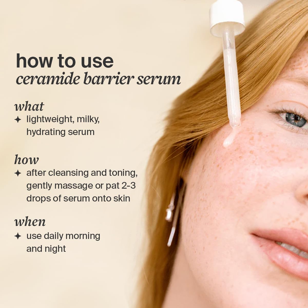 Cocokind Ceramide Barrier Serum, Hydrating Serum to Reduce Dryness, All Skin Types including Sensitive Skin, Fragrance Free, Cruelty Free, 1 fl oz (2 Beauty and Personal Care Cocokind