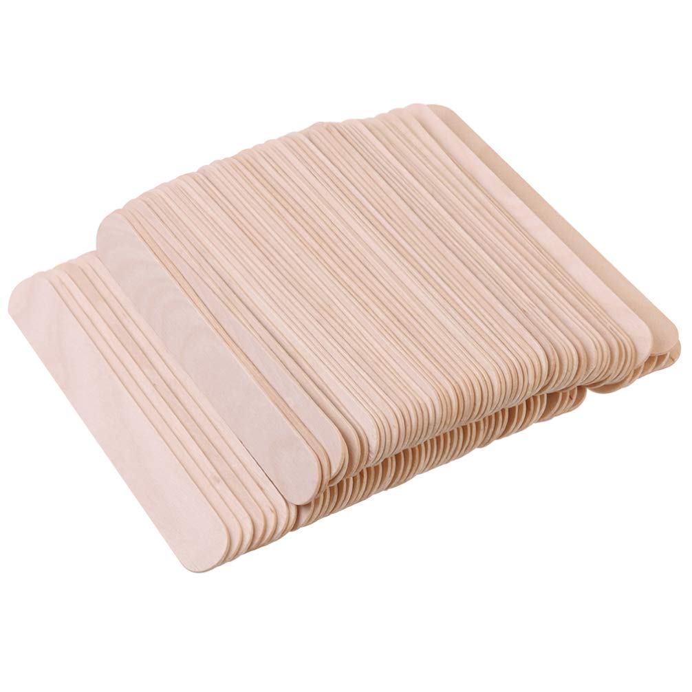 100Pcs Depilatory Strips Wax Sticks for Hair Removal Nonwoven Facial Body Paper Strips Odorless Skin-friendly for Home Salon Use Beauty and Personal Care Milisten