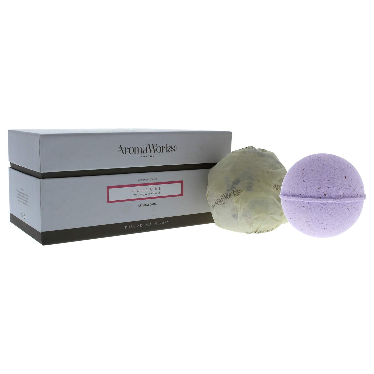 Aromaworks Nurture Aromabomb Duo - Creates A Luxurious and Therapeutic Experience - Envelops You in The Scents of Purity - Key Ingredients Beauty and Personal Care AromaWorks London