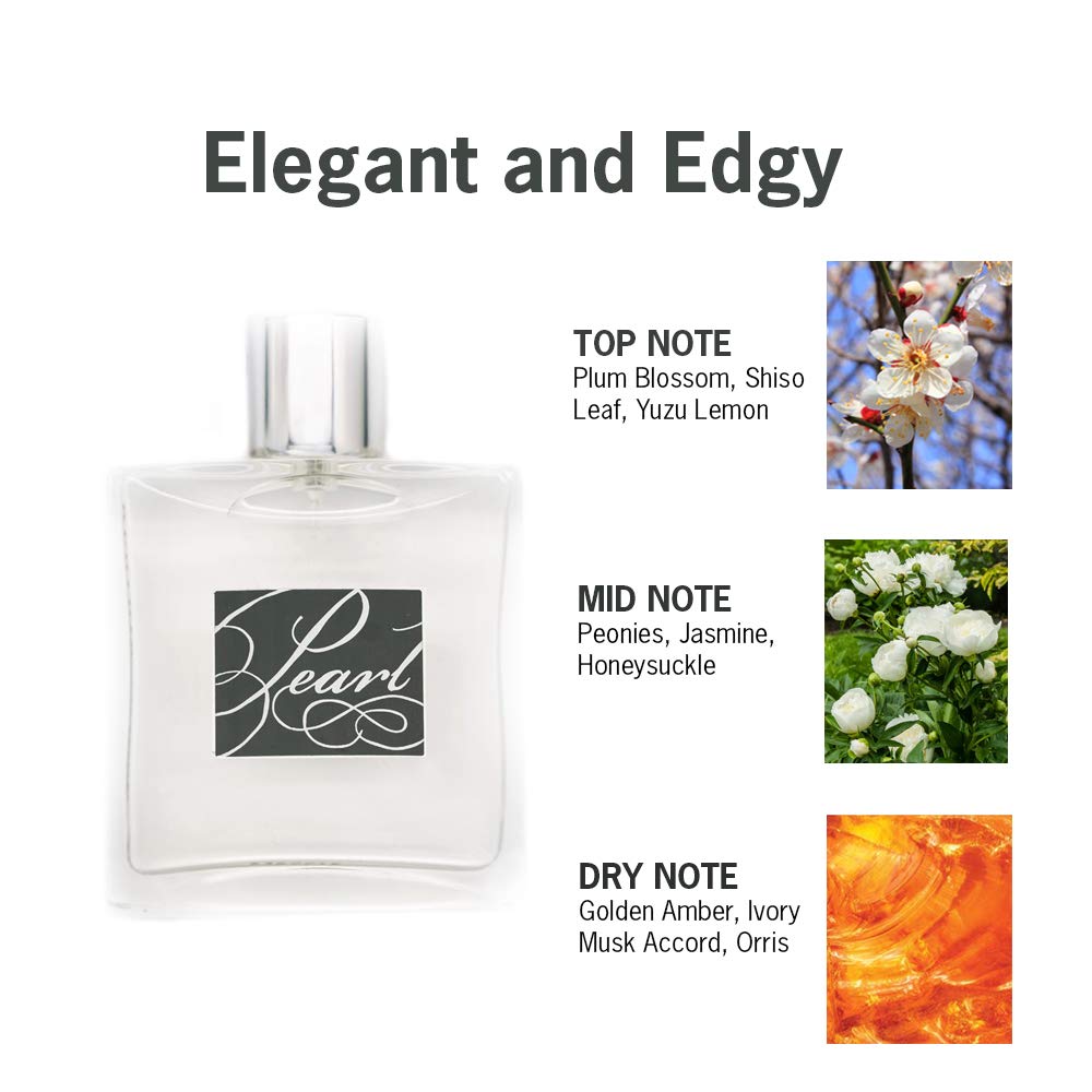 APOTHIA PEARL | Eau De Parfum | Plum Blossom, White Peony, Shiso Leaf, Honeysuckle, Golden Amber | Clean, Long Lasting Perfume for Women | Non-Toxic Beauty & Personal Care APOTHIA
