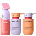 Evereden Kids Bathtime Trio: Hair Detangling Shampoo & Conditioner Set + Cloud Body Wash - Clean & Vegan Kids Haircare Set Paired With Fun Foaming Beauty & Personal Care Evereden