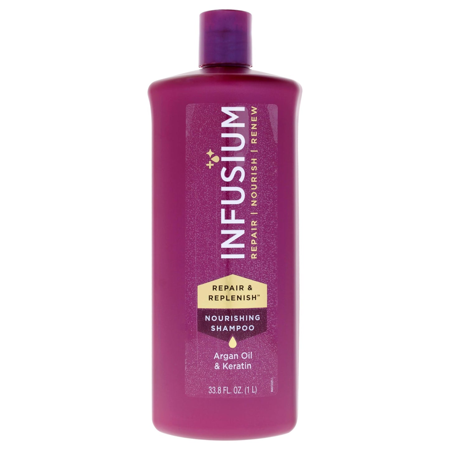 Infusium Repair and Replenish Nourishing Shampoo - Hydrating and Clarifying Shampoo for Build Up - Ceramides, Keratin, and Argan Oil - 33.8 oz Beauty & Personal Care Infusium