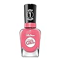 Sally Hansen Miracle Gel™, Rain-Glow, Long Lasting, Gel-Like Formula, No UV Lamp Needed, Pink Nail Polish Beauty & Personal Care Sally Hansen