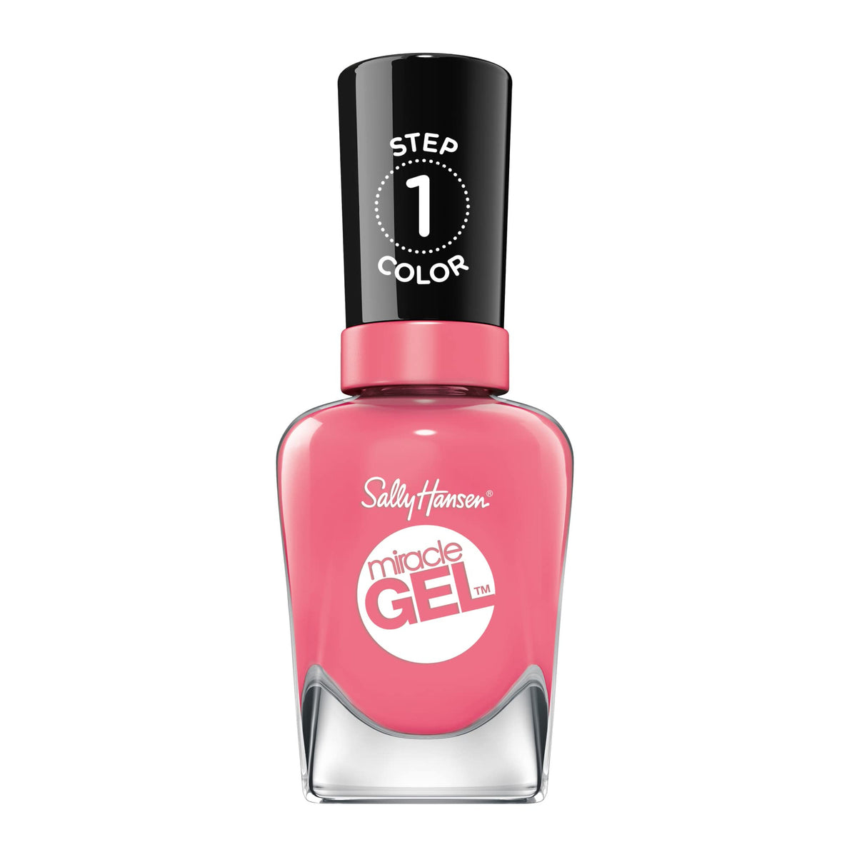 Sally Hansen Miracle Gel™, Rain-Glow, Long Lasting, Gel-Like Formula, No UV Lamp Needed, Pink Nail Polish Beauty & Personal Care Sally Hansen