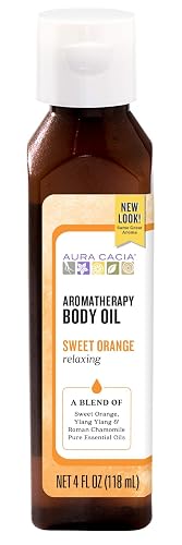 Aura Cacia Relaxing Sweet orange Aromatherapy Body Oil 4 Oz Beauty & Personal Care Aura Cacia