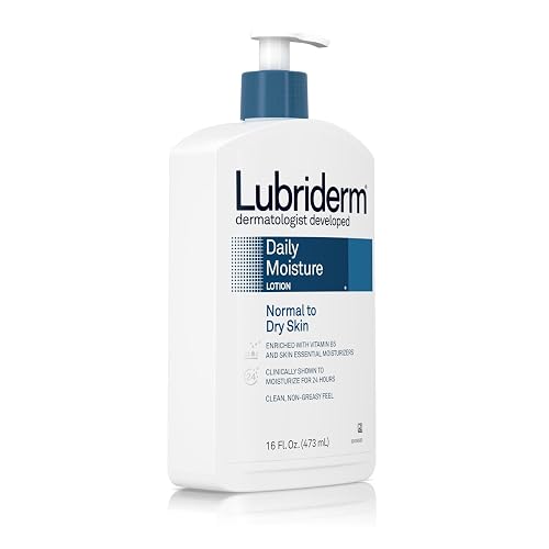 Lubriderm Daily Moisture Lotion for Normal To Dry Skin, 16 Ounces (Pack of 12) Beauty & Personal Care Lubriderm