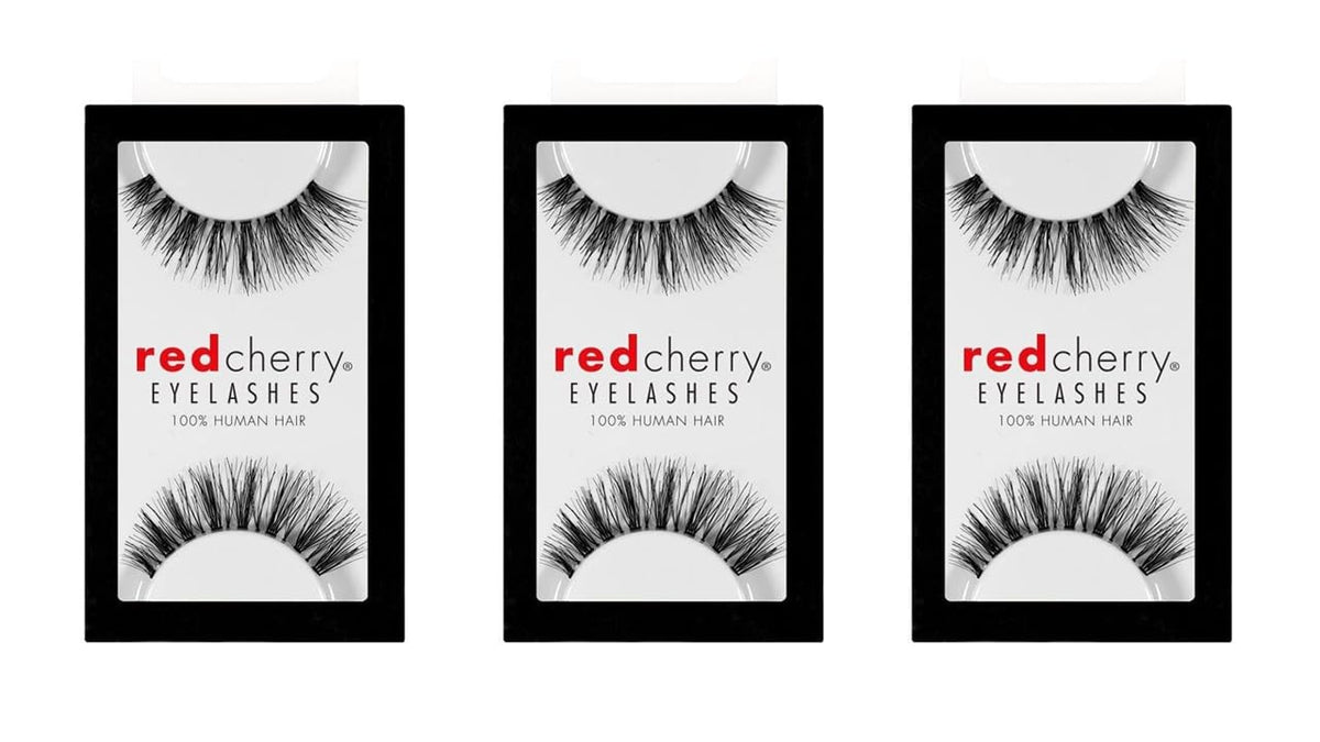 Red Cherry #415 False Eyelashes (Pack of 3 Pairs) Beauty & Personal Care Red Cherry