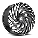 Azara AZA-536 30x9.5 6x135 6x139.7 +22 Cb 87.1 Gloss Black & Machined Beauty & Personal Care Azara