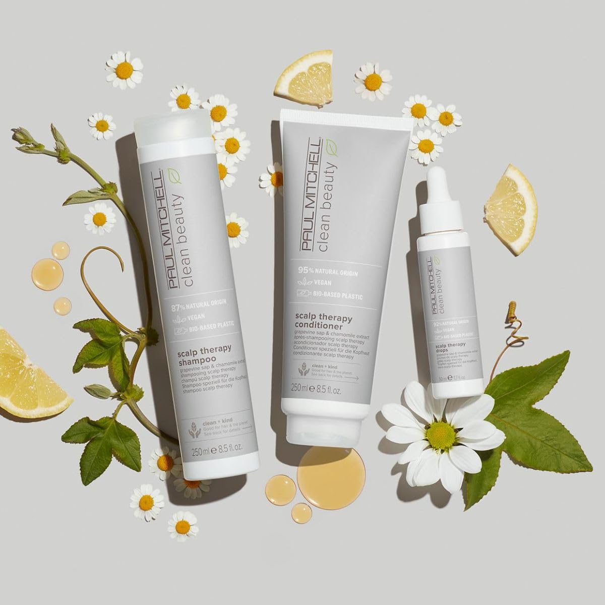 Paul Mitchell Clean Beauty Scalp Therapy Conditioner, Gently Conditions + Cools All Hair Types, Especially Dry, Oily + Sensitive Scalps, 8.5 fl. oz.