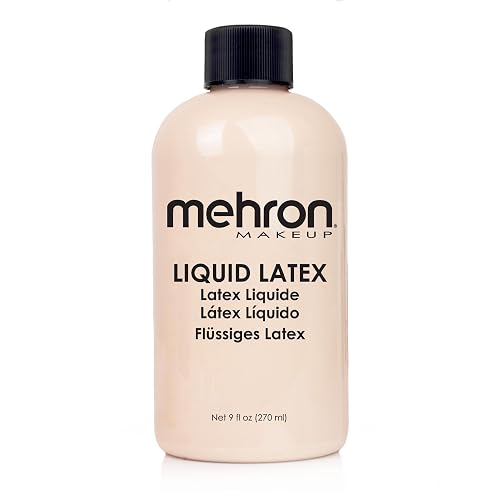 Mehron Makeup Liquid Latex (9 oz) (Light Flesh) Beauty & Personal Care Mehron