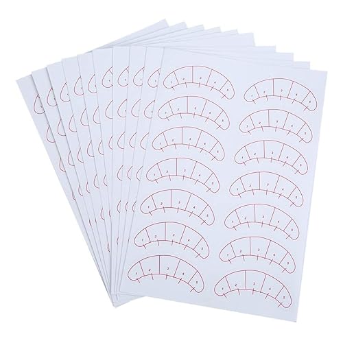 140 Pcs Eyeshadow Shields Eyeshadow Tape - Lash Map Under Eye Stickers Eyelashes Stickers for Lash Beginner Training and Practice Eyeliner, Lip Beauty & Personal Care DEWIN