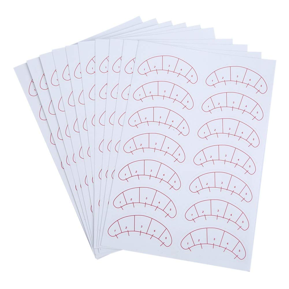140 Pcs Eyeshadow Shields Eyeshadow Tape - Lash Map Under Eye Stickers Eyelashes Stickers for Lash Beginner Training and Practice Eyeliner, Lip Beauty & Personal Care DEWIN