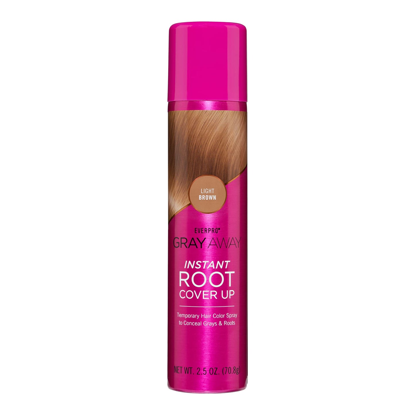 EVERPRO Gray Away Instant Root Cover Up Spray 2.5oz - Light Brown Beauty & Personal Care GRAY AWAY