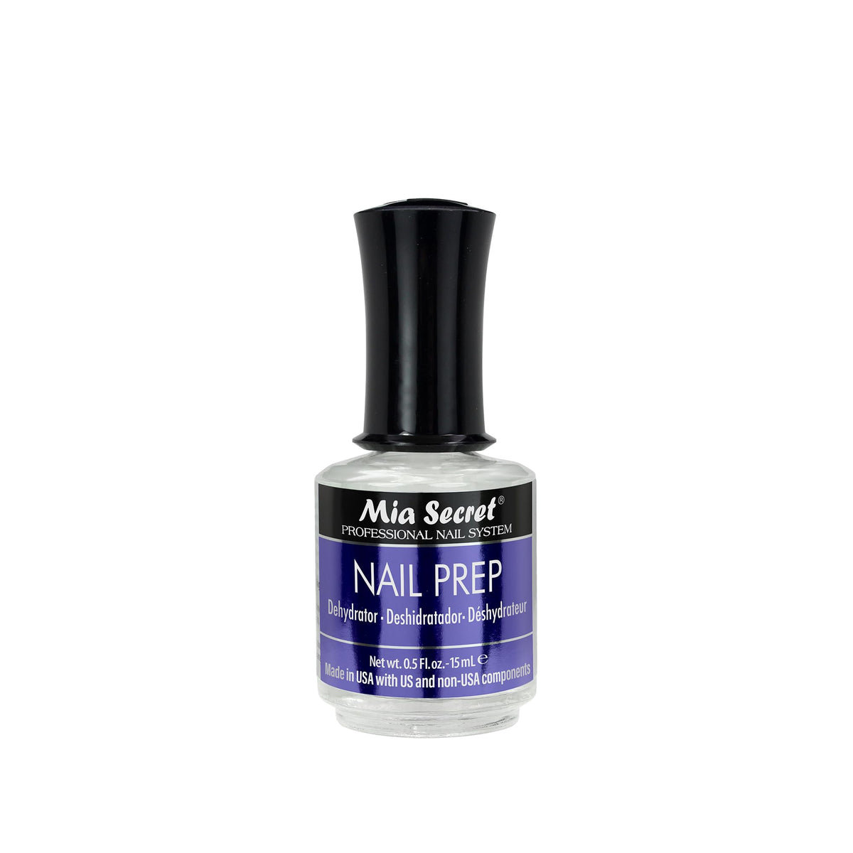 Mia Secret Professional Acid Free Natural Nail Prep Dehydrator, 15ml - Enhanced Bonding Dehydrator for Acrylic Powder and Gel Nail Polish