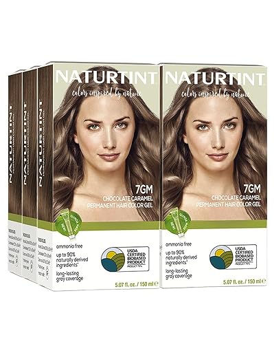 Naturtint 7GM Chocolate Caramel Permanent Hair Color (Pack of 6), Ammonia Free, Vegan, Cruelty Free, up to 100% Gray Coverage, Long Lasting Results Beauty & Personal Care Naturtint
