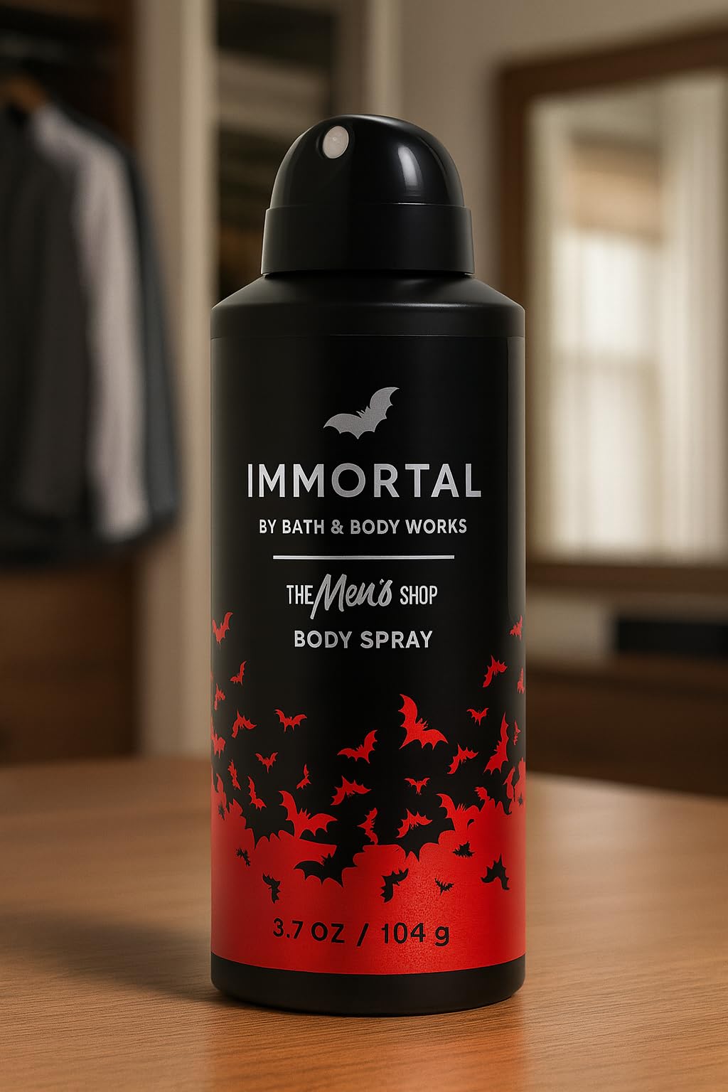 Bath & Body Works Immortal Body Spray 3.7 fl oz - Black Plum, Sueded Saffron & Haunted Woods - Men’s Long-Lasting Mist Beauty & Personal Care Bath & Body Works