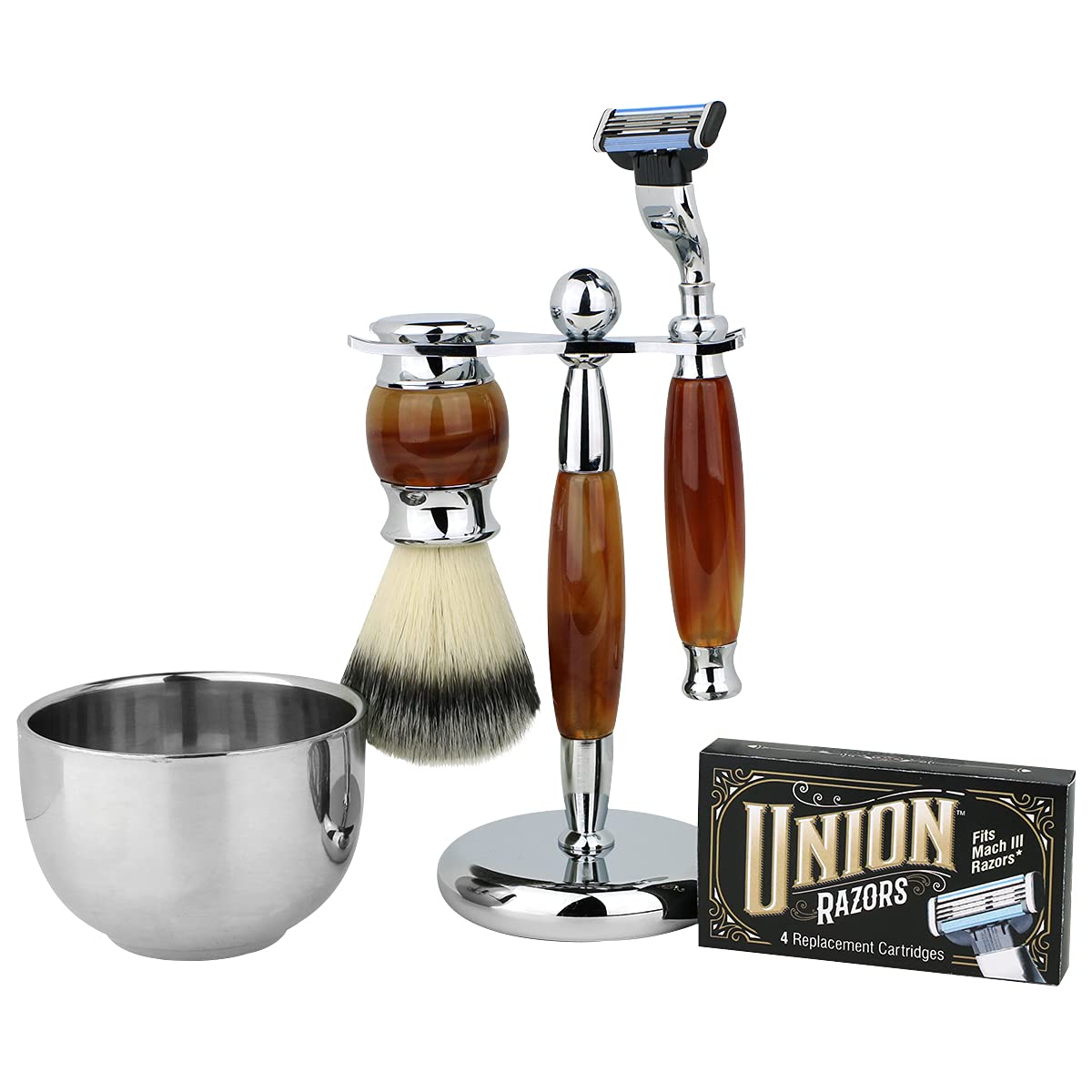 Union Razors SG3 5-Piece Razor Gift Set - Tiger Eye Beauty and Personal Care Union Razors