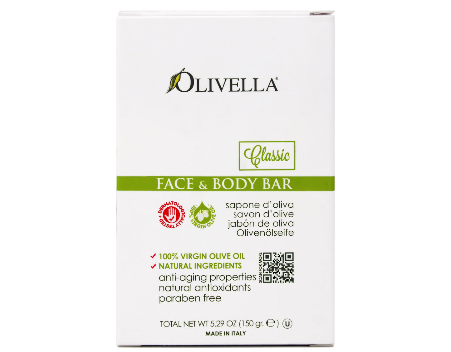 Olivella Bar Soap Size 5.29z Beauty & Personal Care Olivella