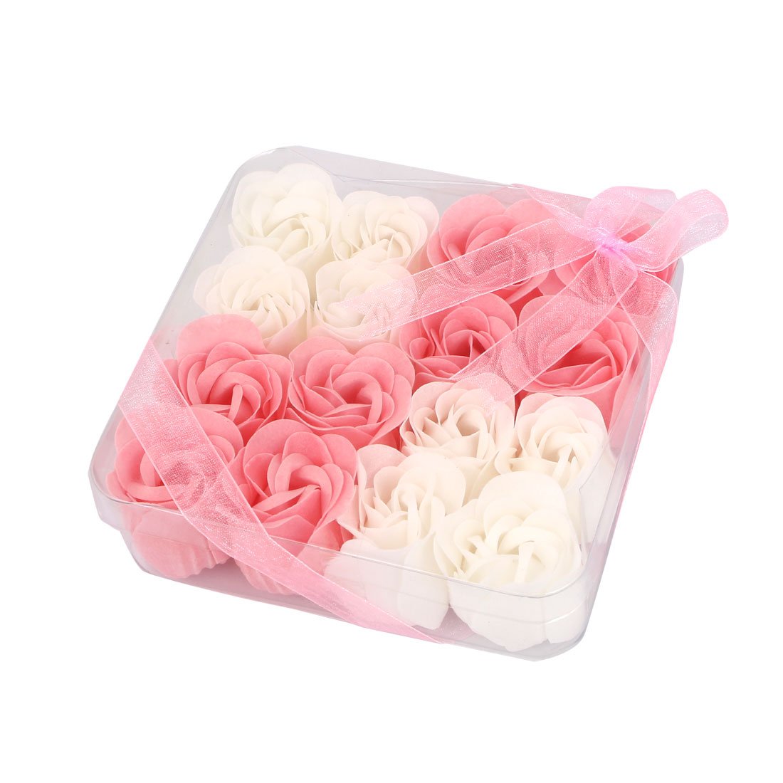 Ruilogod Bath Petals 16 Pcs Pink White Rose Scented (id: 583 080 7d1 4de 999 Beauty and Personal Care Ruilogod