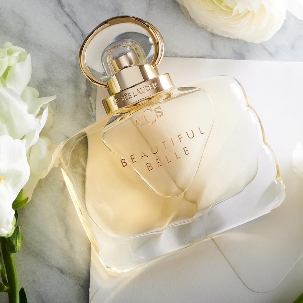 Estée Lauder Beautiful Belle Eau de Parfum Spray with Notes of Lychee, Rose Petals & Mimosa | Perfumes for Women, 1.7 Fl Oz Beauty & Personal Care Estée Lauder