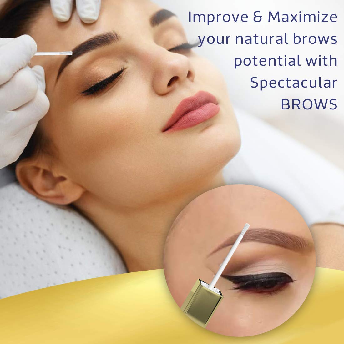 Spectacular BROWS - Brow Enhancer and Brow Growth Serum - Eyebrow Growth Enhancer- Eyebrow Growth Serum with Biotin & Natural Peptides. For Thin Beauty & Personal Care Botanical Green Care