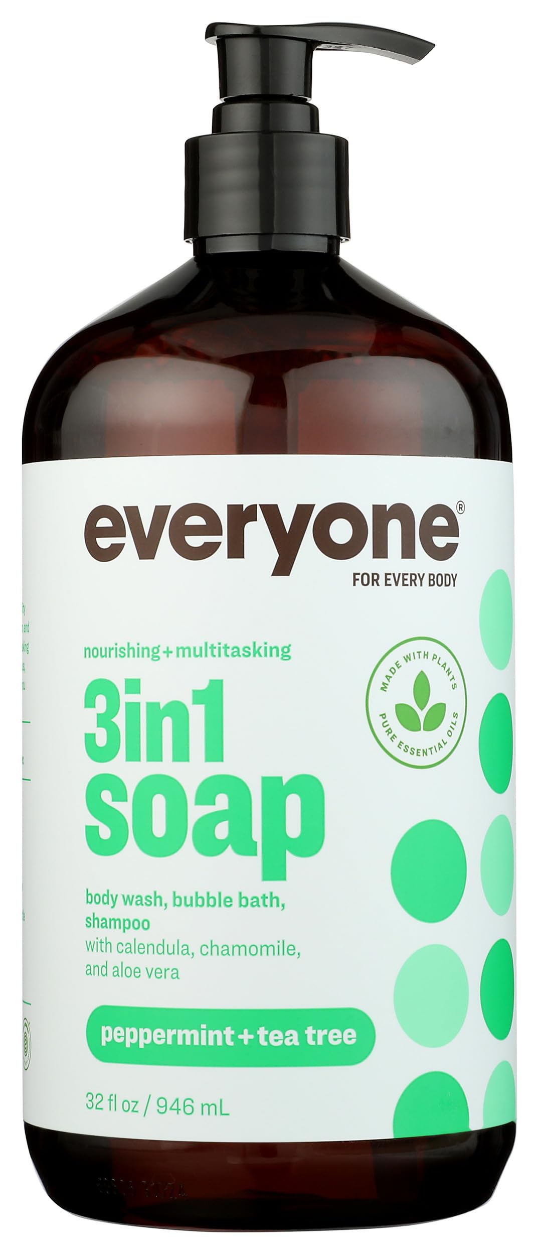 Everyone 3-in-1 Tea Tree Peppermint Soap, 32 FZ Beauty & Personal Care Everyone