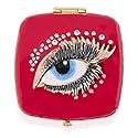 Jay Strongwater Pop Life Bette Eye Compact Make up Mirror with Swarovski Crystals Beauty & Personal Care Jay Strongwater