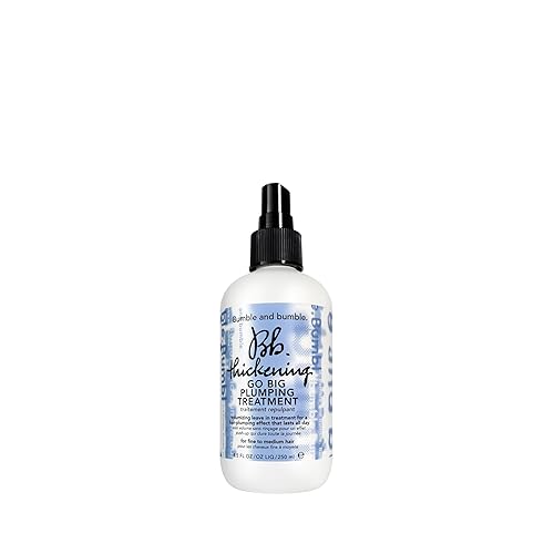 Bumble and bumble. Thickening Go Big Plumping Hair Treatment Spray | Heat Protection | Softening + Defining | Straight to Wavy, 8.5 Fl Oz Beauty & Personal Care Bumble and bumble.