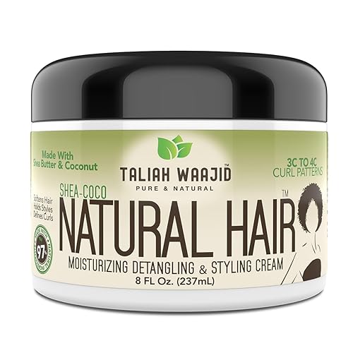 Taliah Waajid Shea-Coco Natural Hair Style Cream 8oz for 3C-4C Hair (U088) Beauty & Personal Care Taliah Waajid black earth products