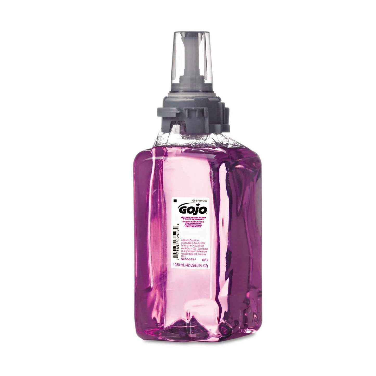 GOJO Antibacterial Foam Handwash, Refill, Plum, 1250mL Refill, 3/Carton Beauty & Personal Care GOJO
