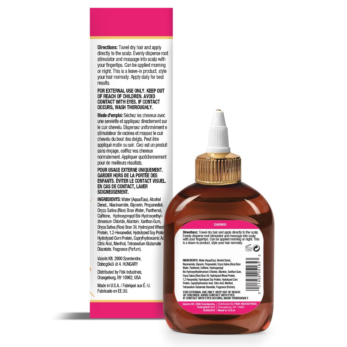 Difeel Rice Water Root Stimulator 2.5 oz. - Strengthens Hair Roots
