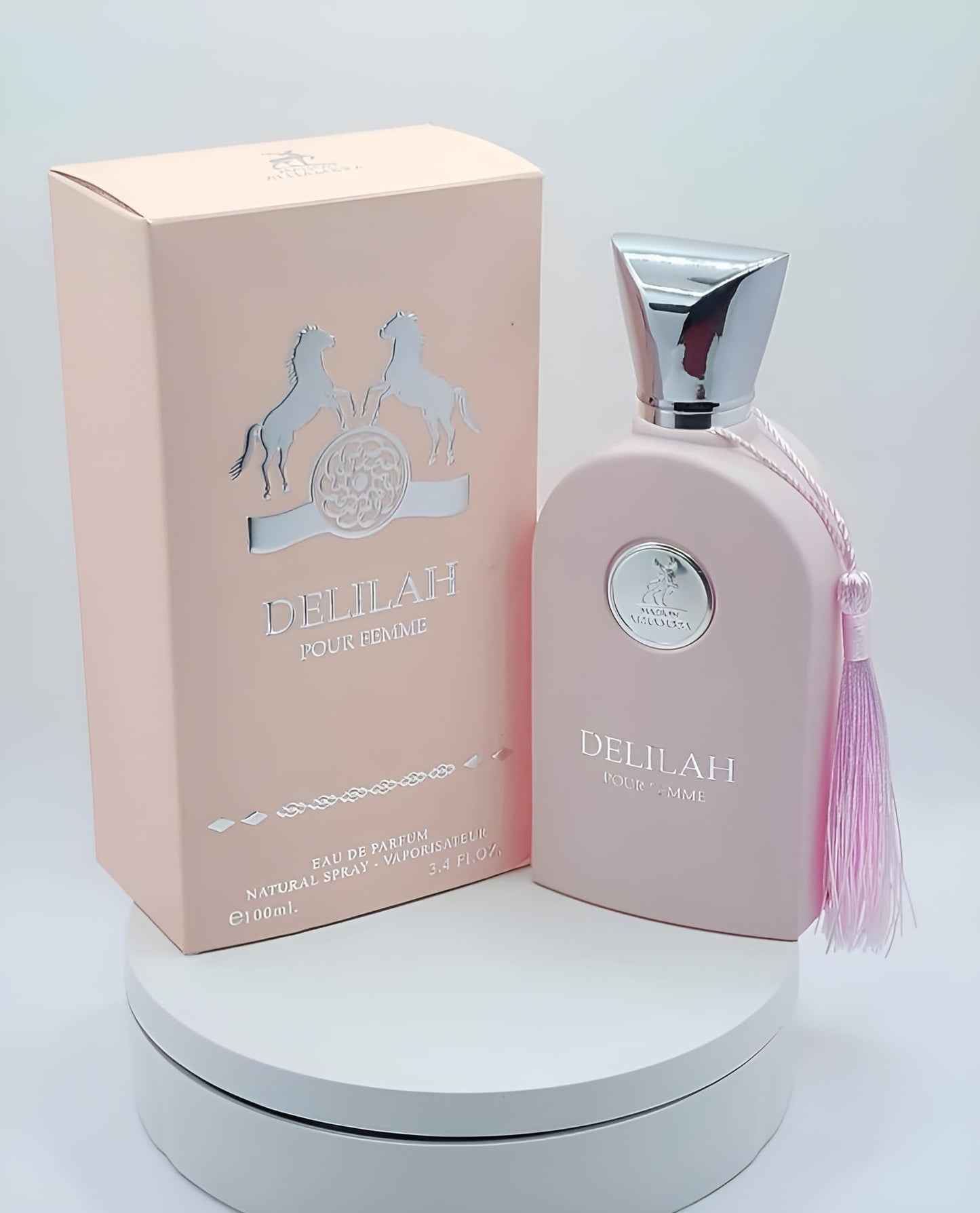 Lattafa Maison Alhambra Delilah Pour Femme Eau de Parfum Spray for Women, 3.4 Ounce / 100 ml Beauty & Personal Care Lattafa