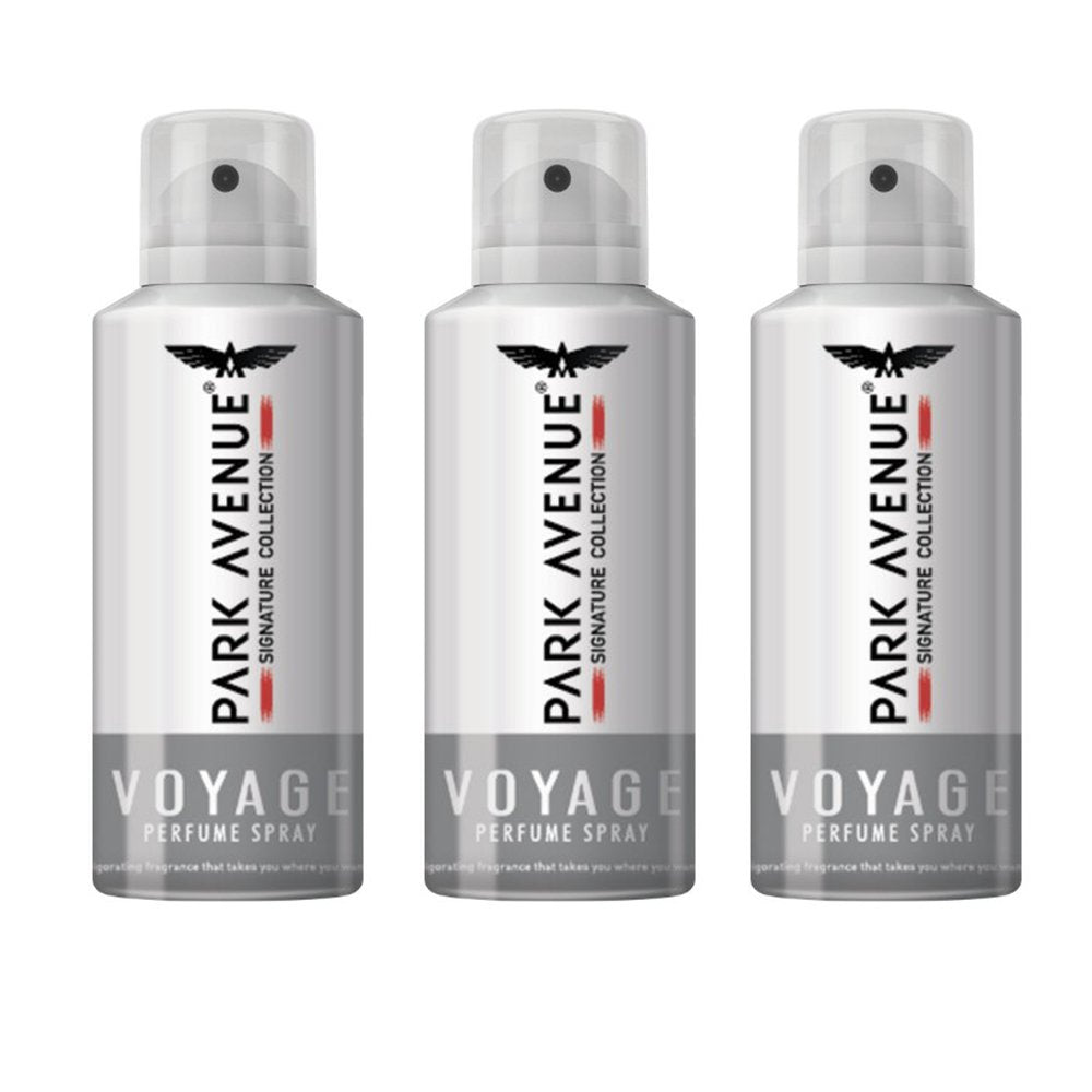 Park Avenue Voyage Fragrant Deo (Deodorant) (1 + 1 + 1) For Men Beauty and Personal Care Park Avenue
